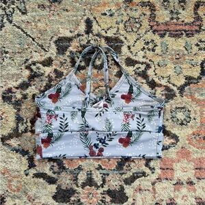 Floral Sports Bra